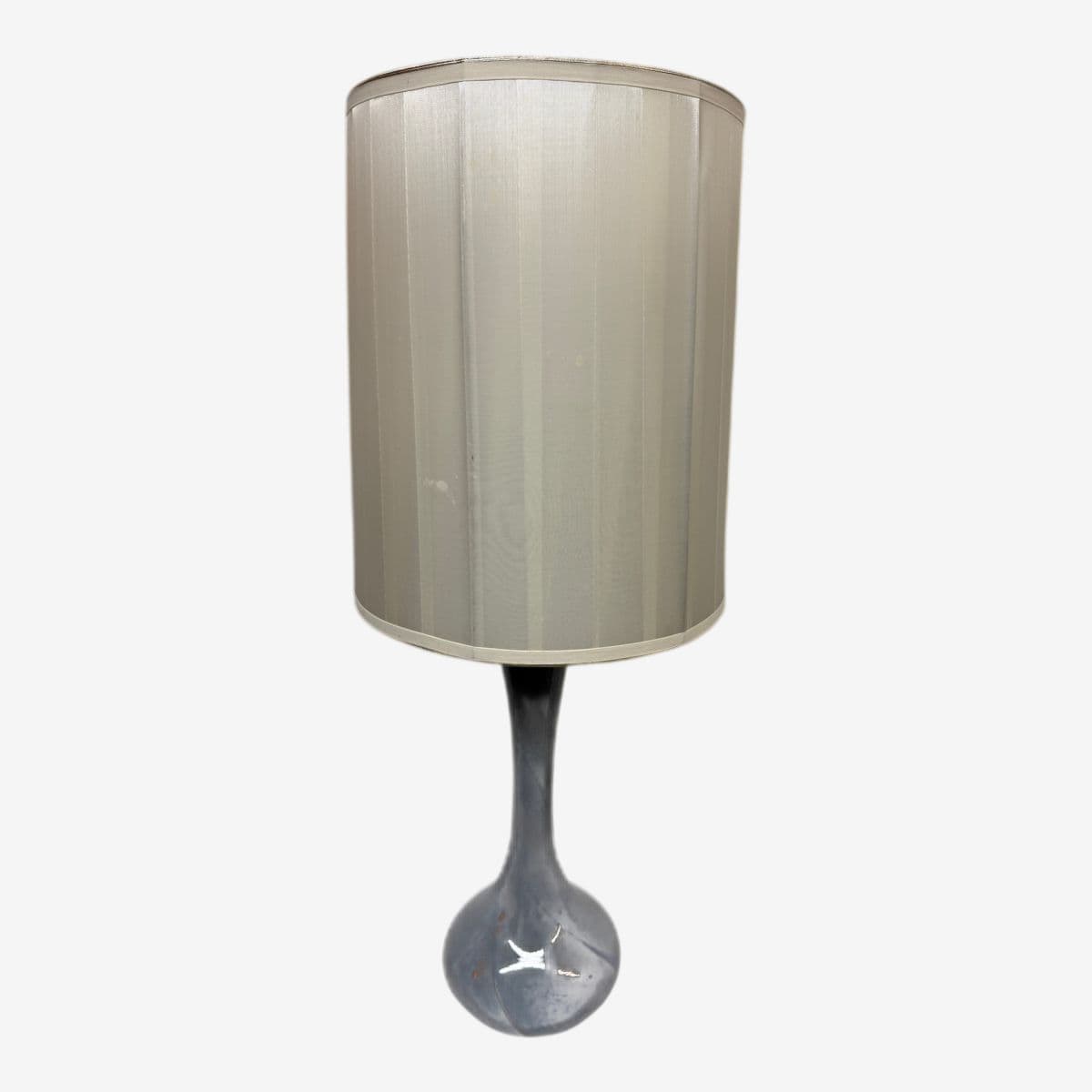 Long Neck Deep Blue Table Lamp - Image 1