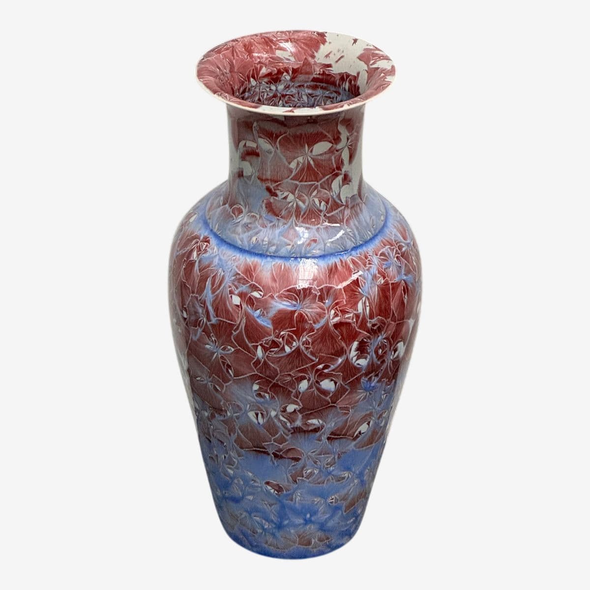 Honshin Fine Art Crystalline Glazing Porcelain Vase - Image 1