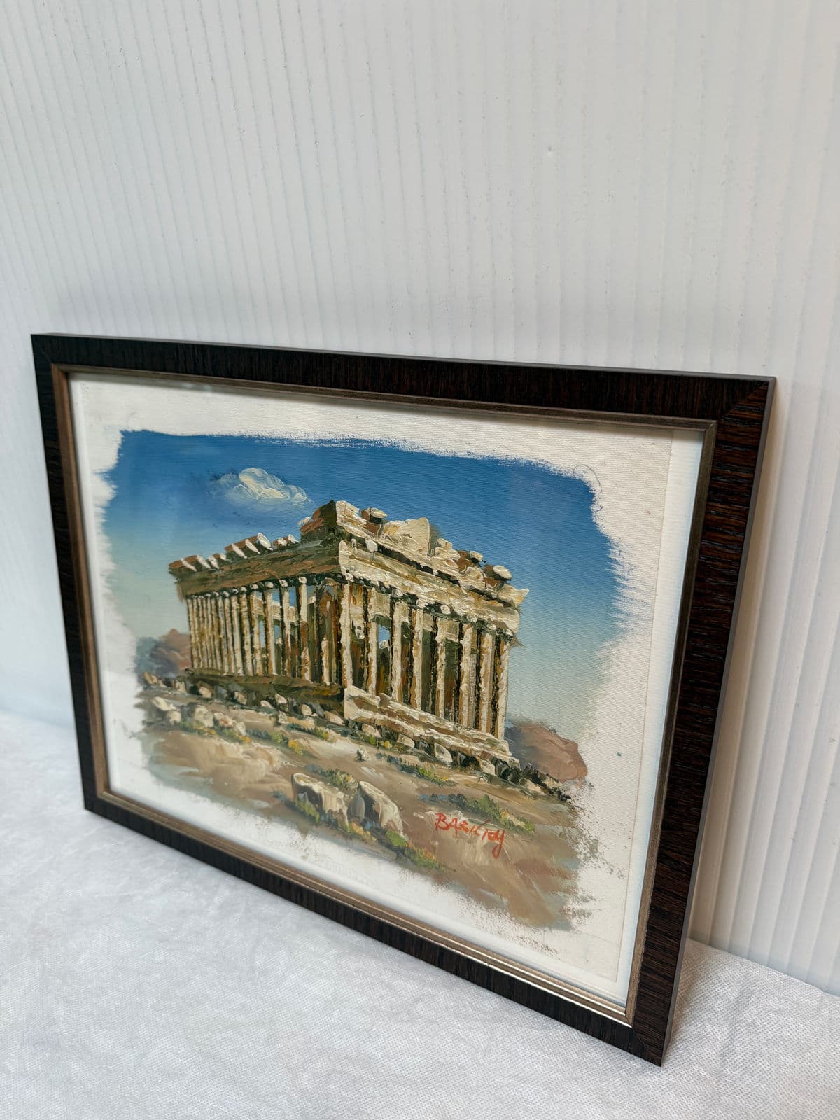 Greek Artwork of the Parthenon, Signed - Thumbnail 12