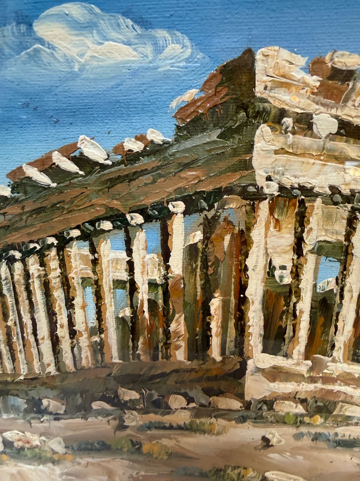 Greek Artwork of the Parthenon, Signed - Thumbnail 11