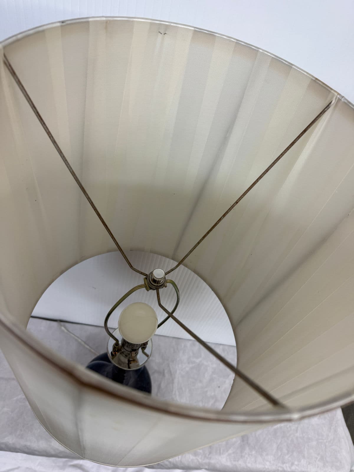 Long Neck Deep Blue Table Lamp - Thumbnail 10