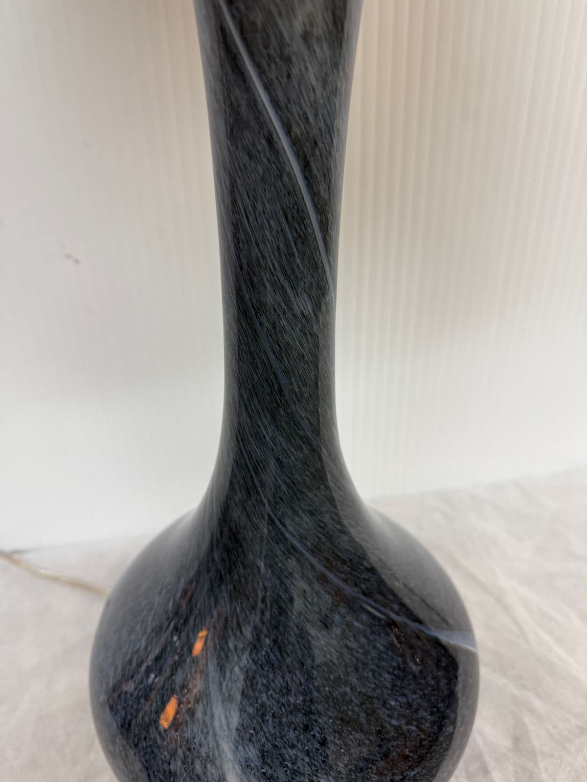 Long Neck Deep Blue Table Lamp - Thumbnail 13