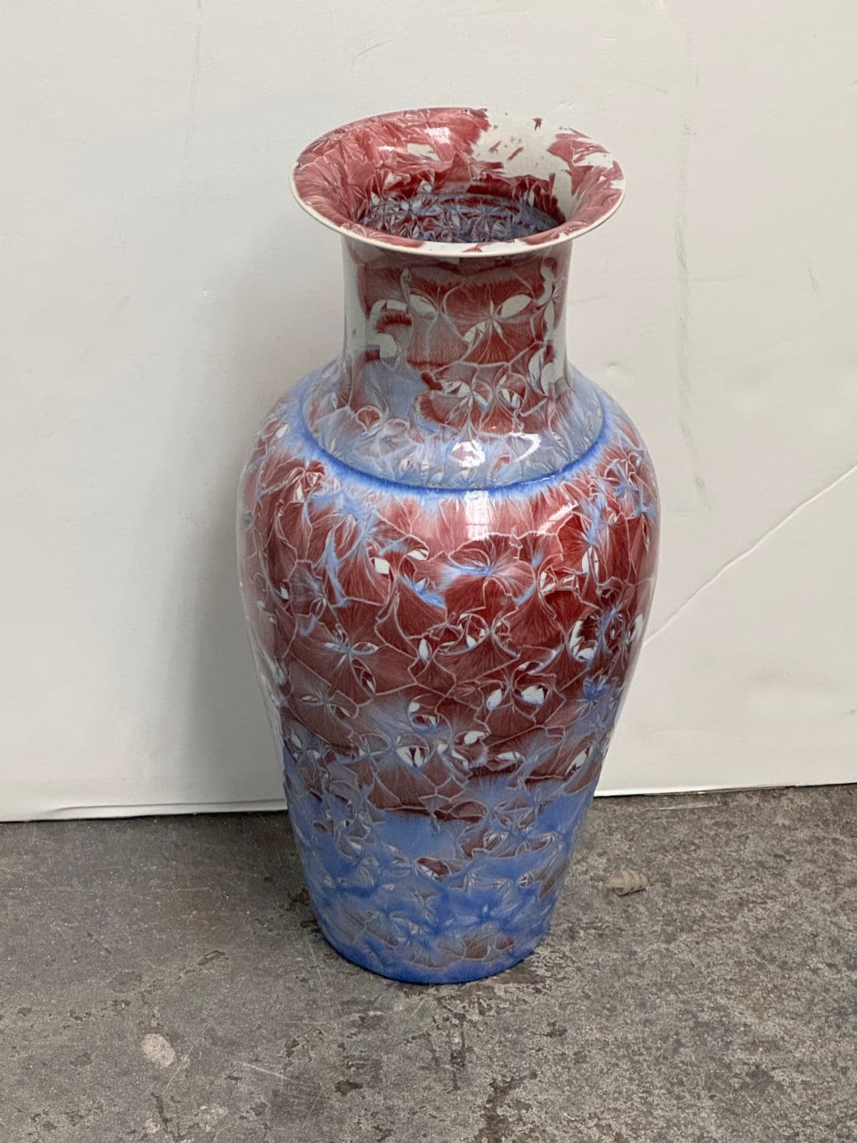 Honshin Fine Art Crystalline Glazing Porcelain Vase - Thumbnail 6