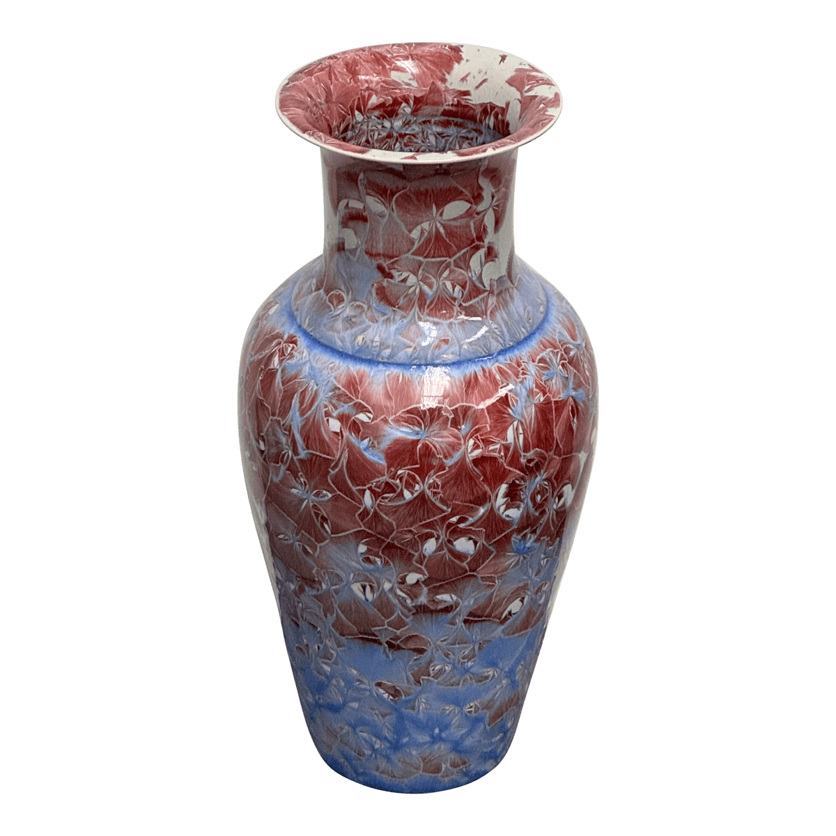 Honshin Fine Art Crystalline Glazing Porcelain Vase - Thumbnail 2