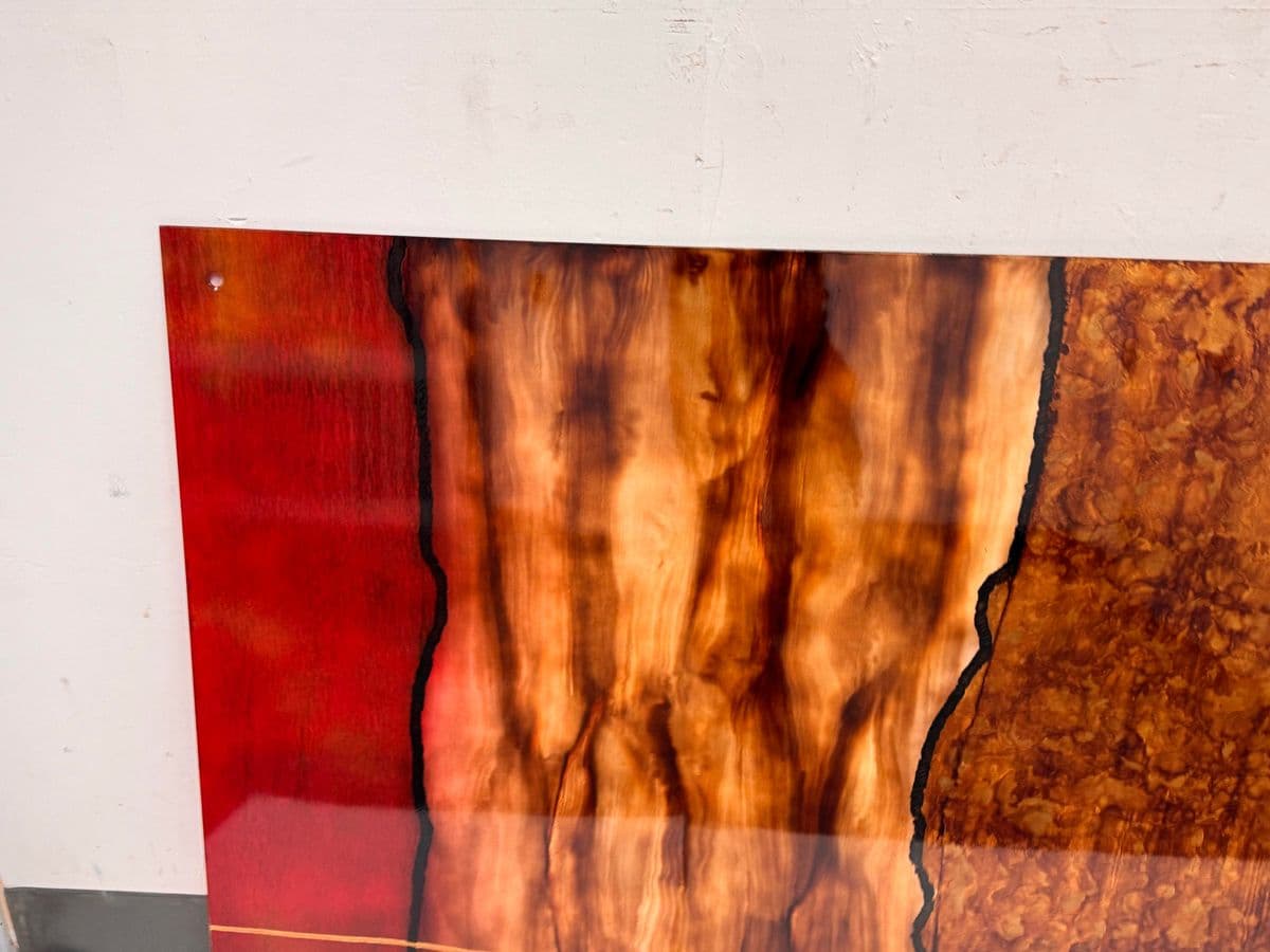 Palomas Painted Glass Panel Wall Art - Thumbnail 12