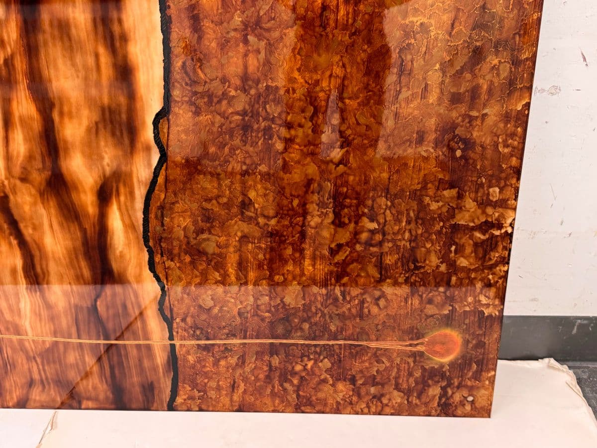 Palomas Painted Glass Panel Wall Art - Thumbnail 11