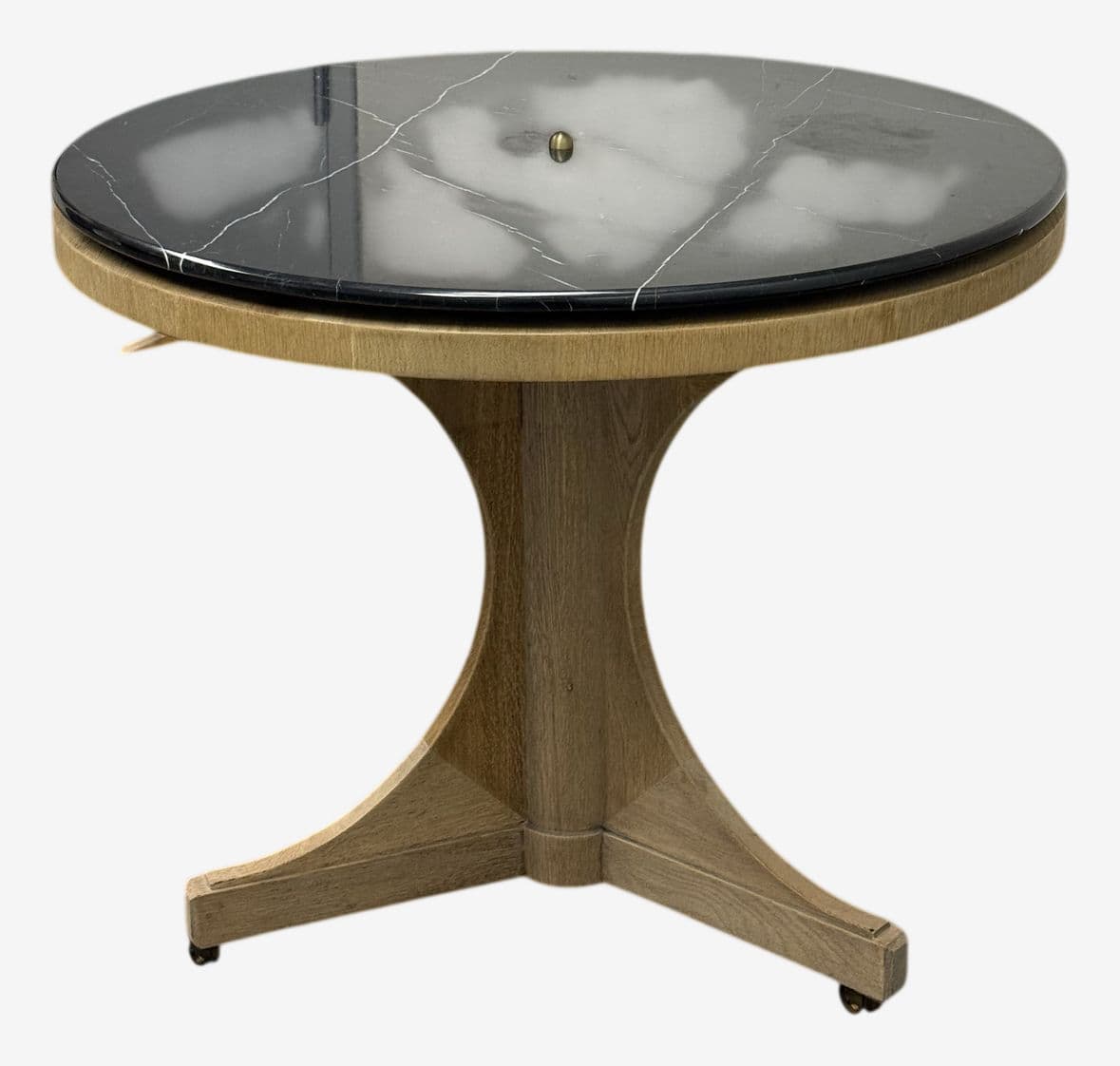 Bobo Intriguing Objects Regency Style Marble Side Table - Image 1