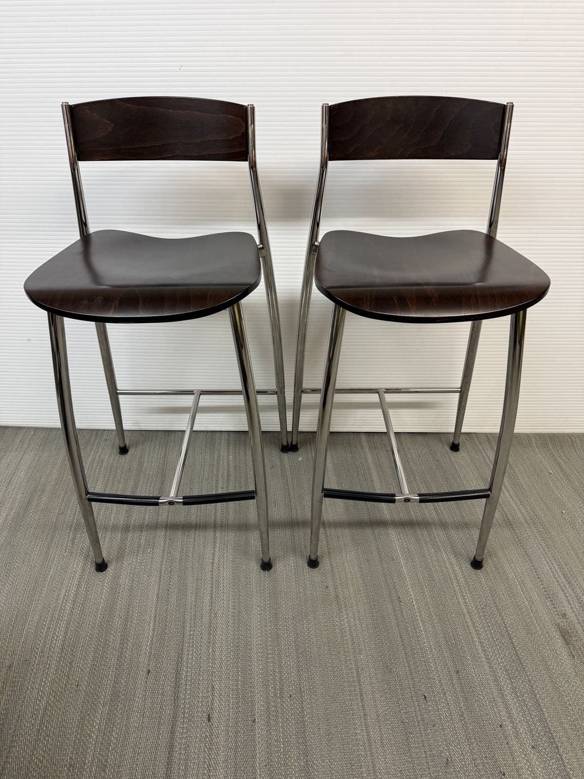Sergio Mian for Altek Italia Design Baba Counter Bar Stools, Pair - Thumbnail 3
