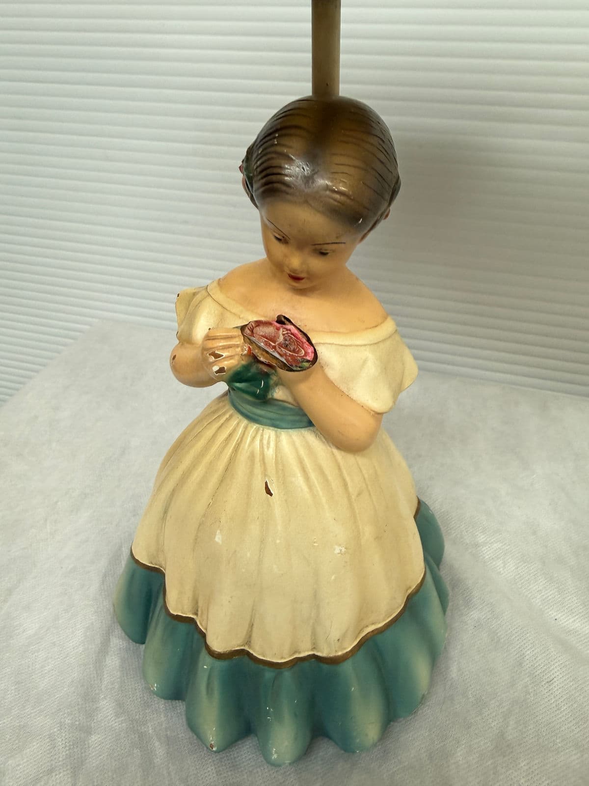 Vintage Ceramic Figurine Table Lamps, Pair - Thumbnail 13