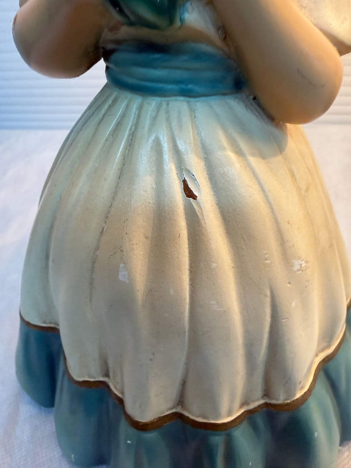 Vintage Ceramic Figurine Table Lamps, Pair - Thumbnail 7