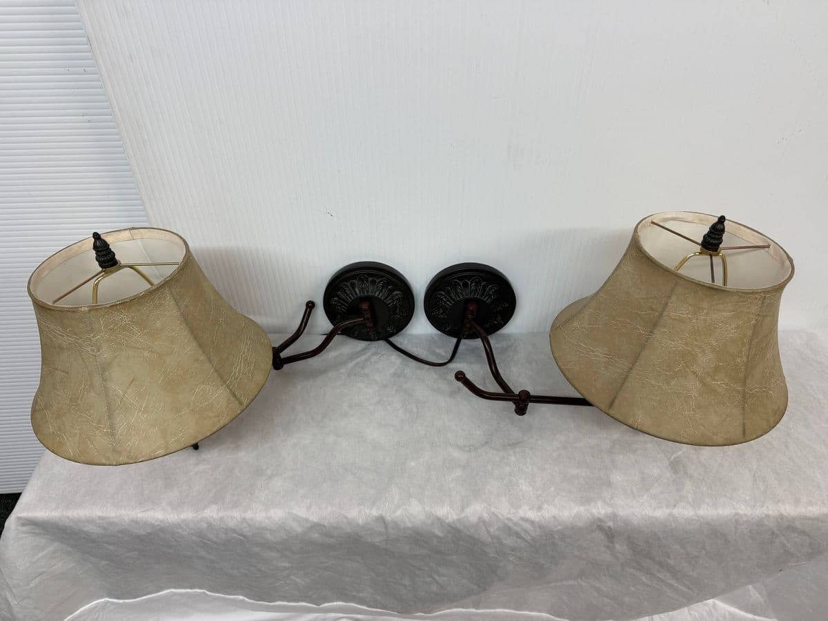 Barnes & Ivy French Rustic Swing Arm Sconces, Pair - Thumbnail 5