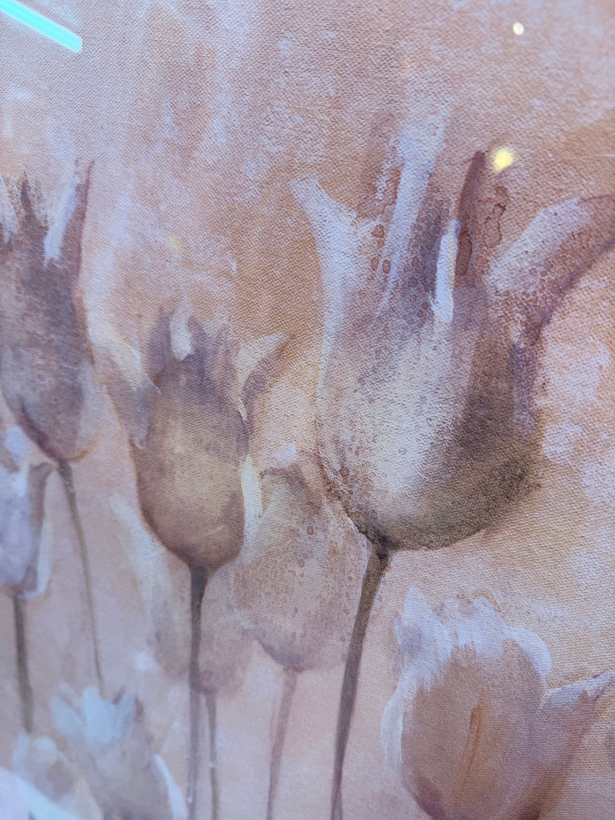 Cheri Blum "White Triumphator Tulips" Art Work, Framed - Thumbnail 9