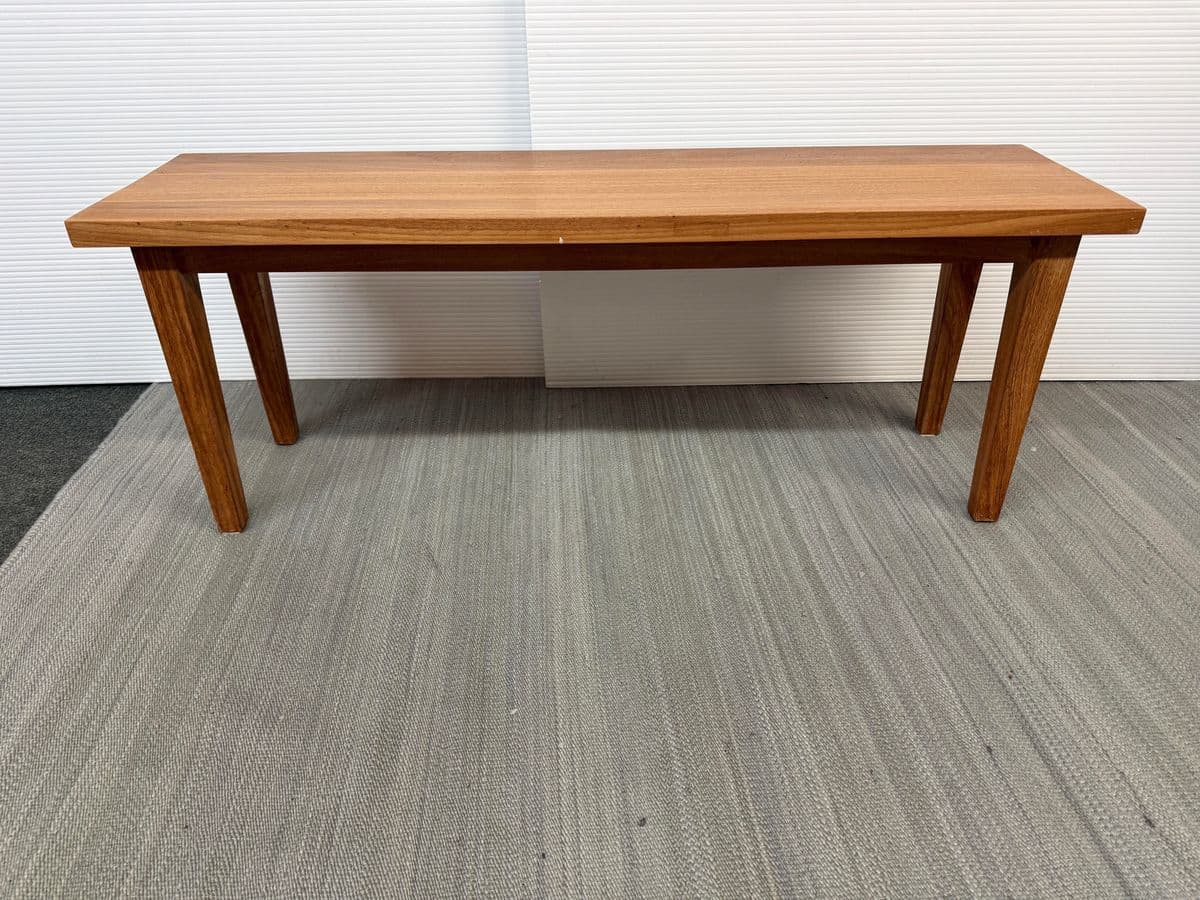 Rustic Modern Reclaimed Teak Bench - Thumbnail 5