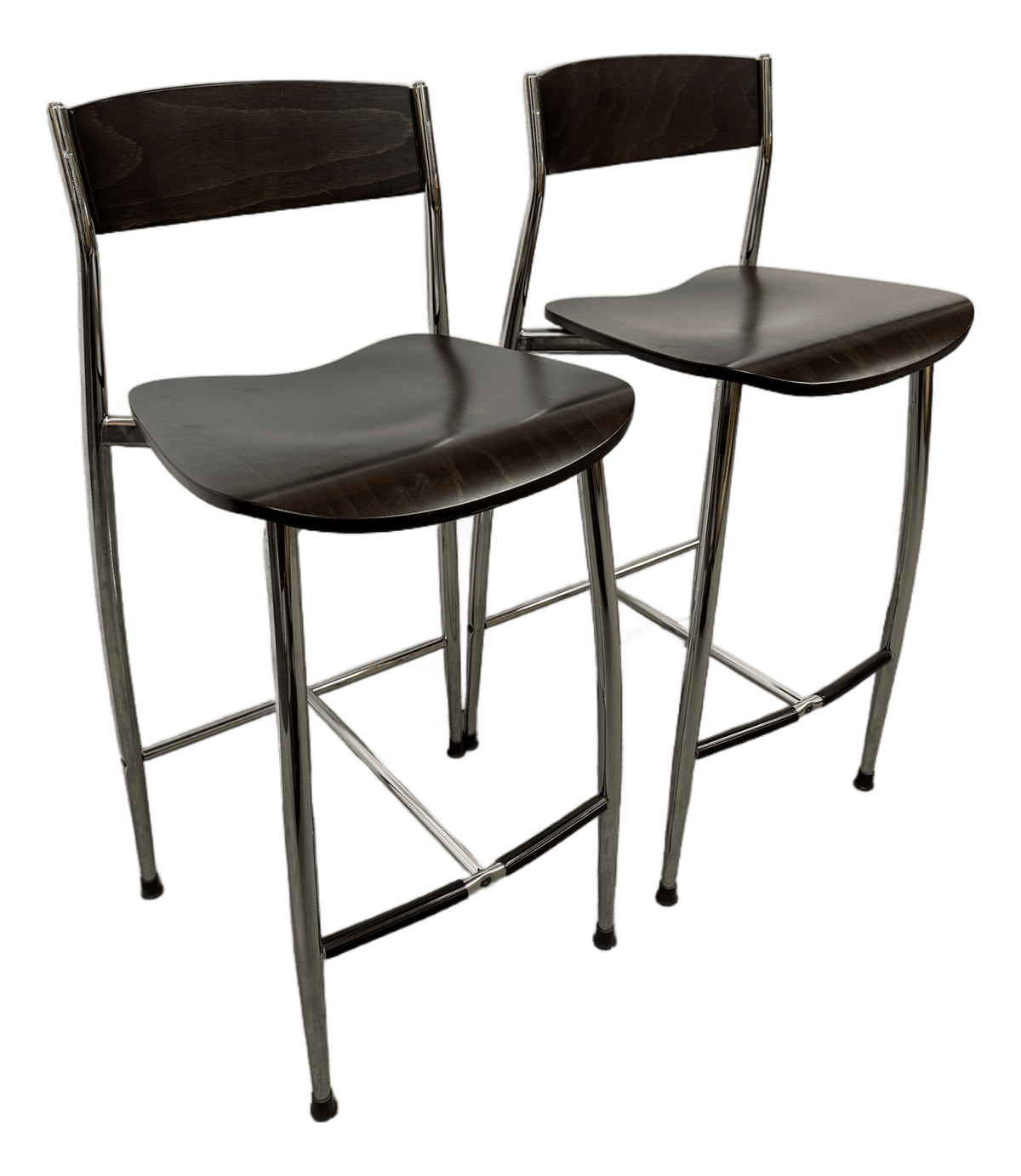 Sergio Mian for Altek Italia Design Baba Counter Bar Stools, Pair - Thumbnail 2