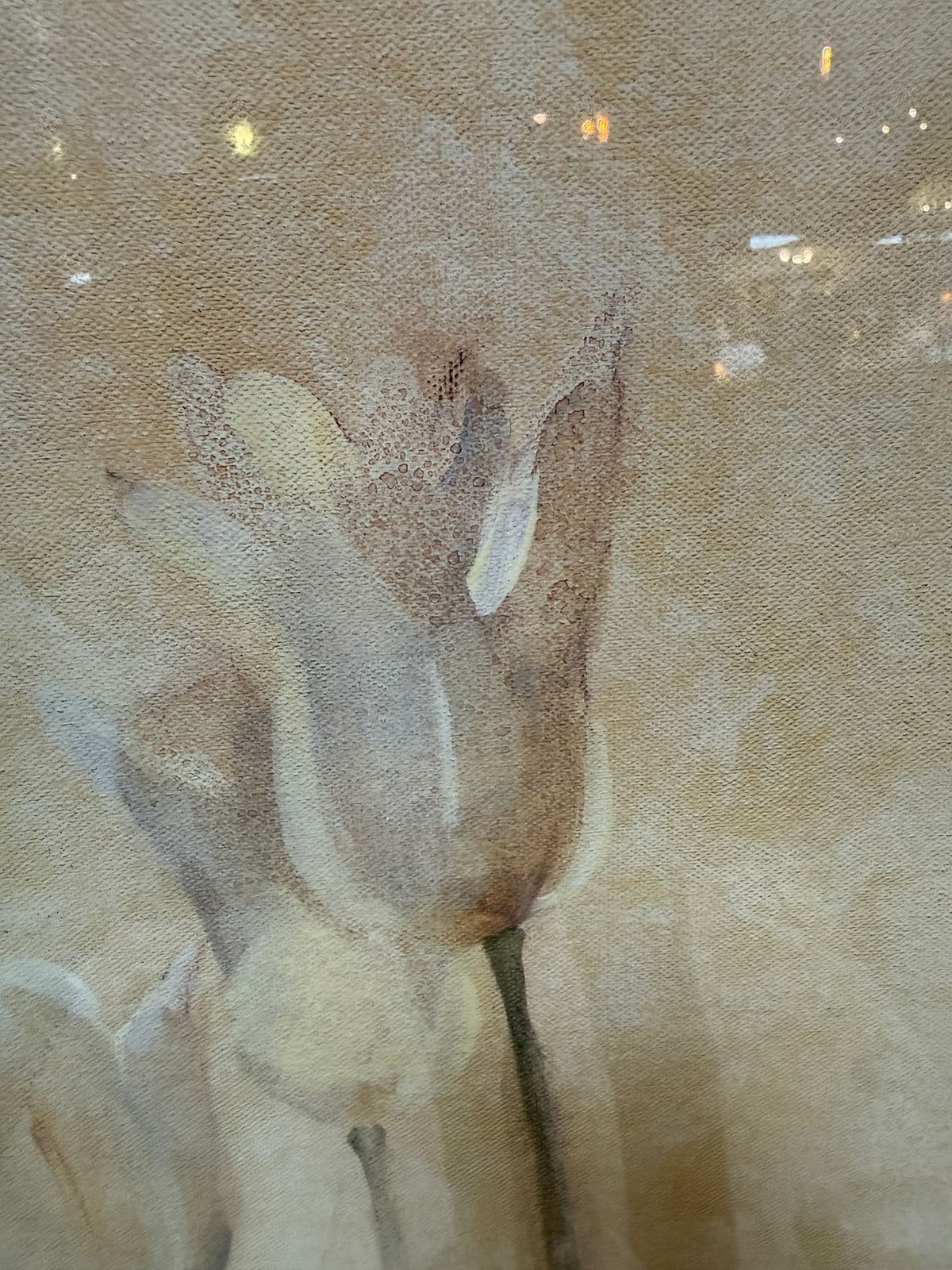 Cheri Blum "White Triumphator Tulips" Art Work, Framed - Thumbnail 12