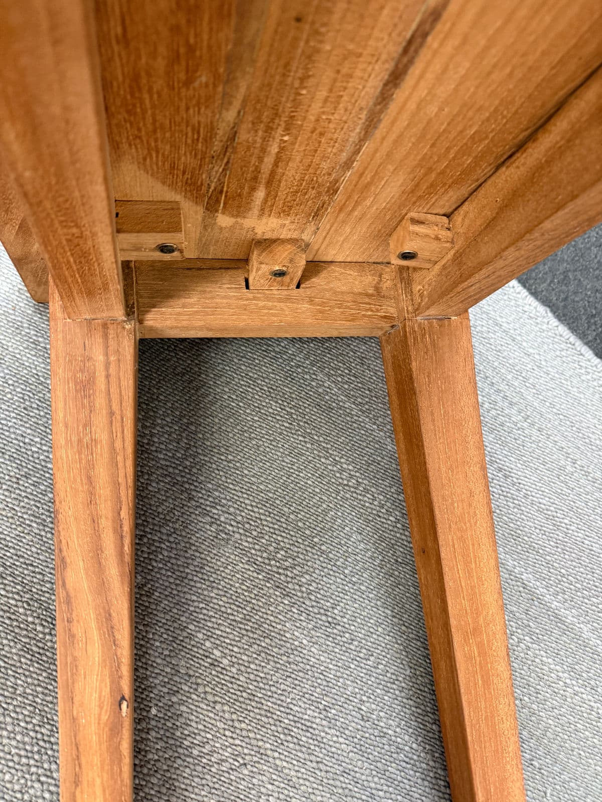 Rustic Modern Reclaimed Teak Bench - Thumbnail 12