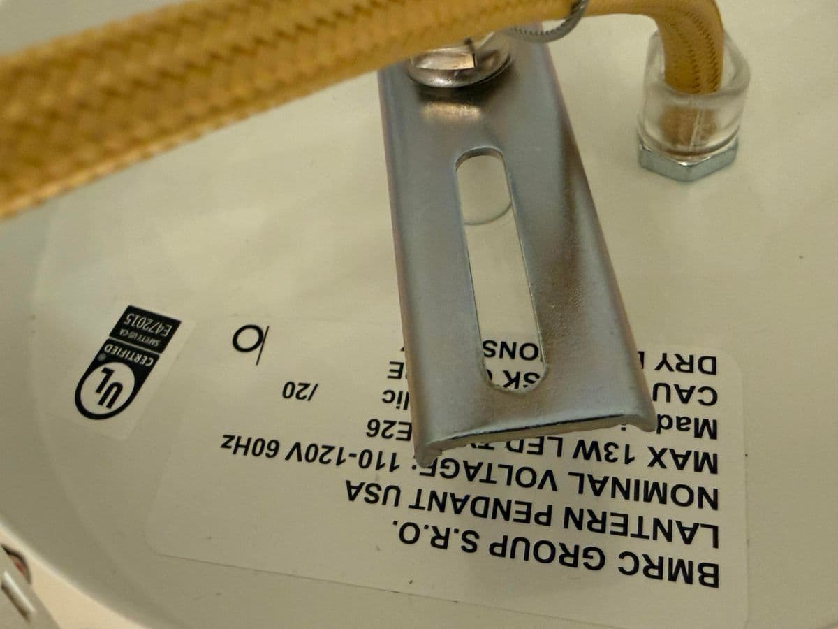 New Bomma Lantern Pendant, White - Thumbnail 11