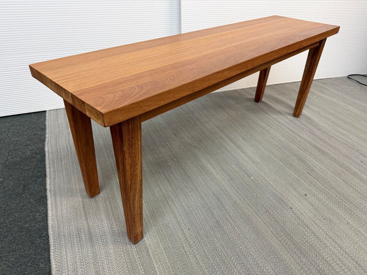 Rustic Modern Reclaimed Teak Bench - Thumbnail 3