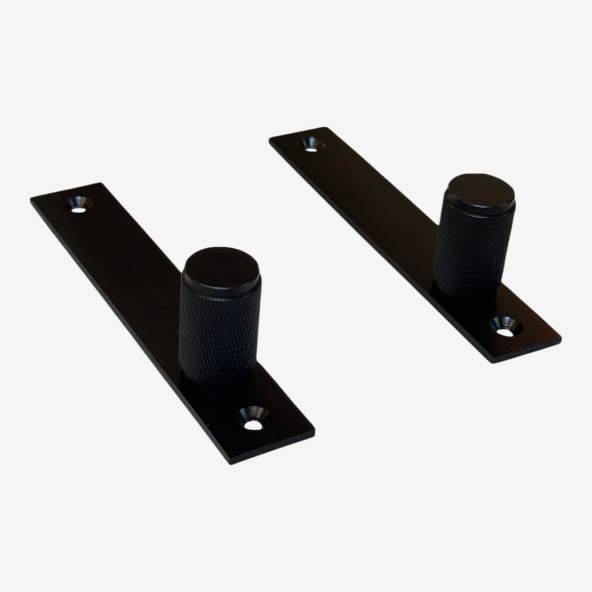 Buster + Punch Furniture Knob Plates, Black - Image 1