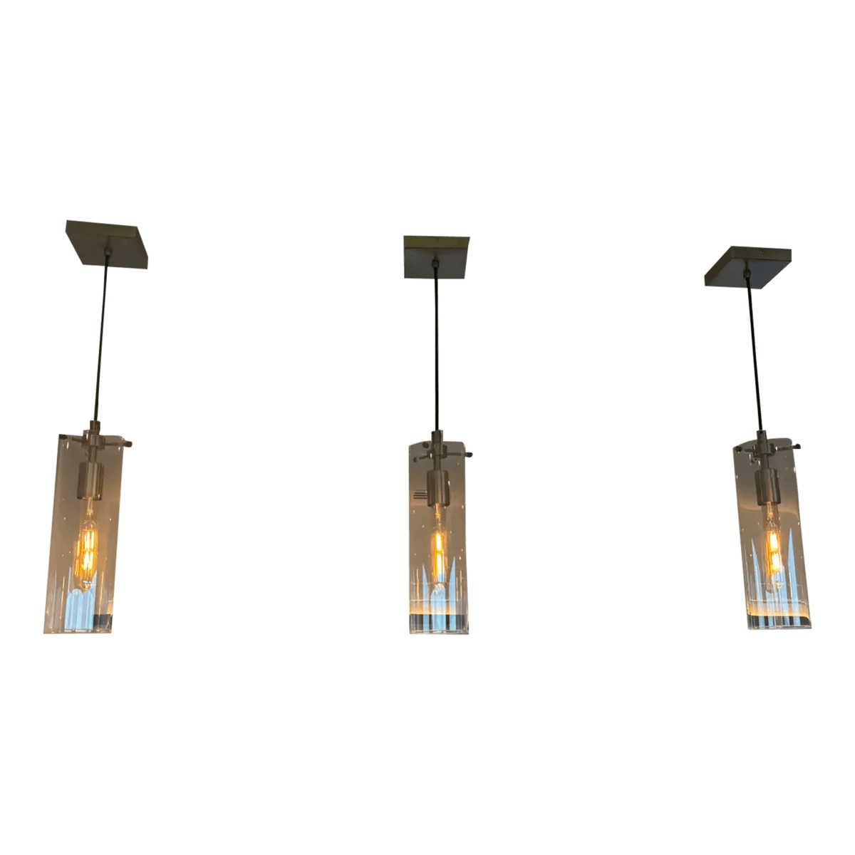 Arcadia Collection Cylindrical Pendant Lights, Set of Three - Thumbnail 2
