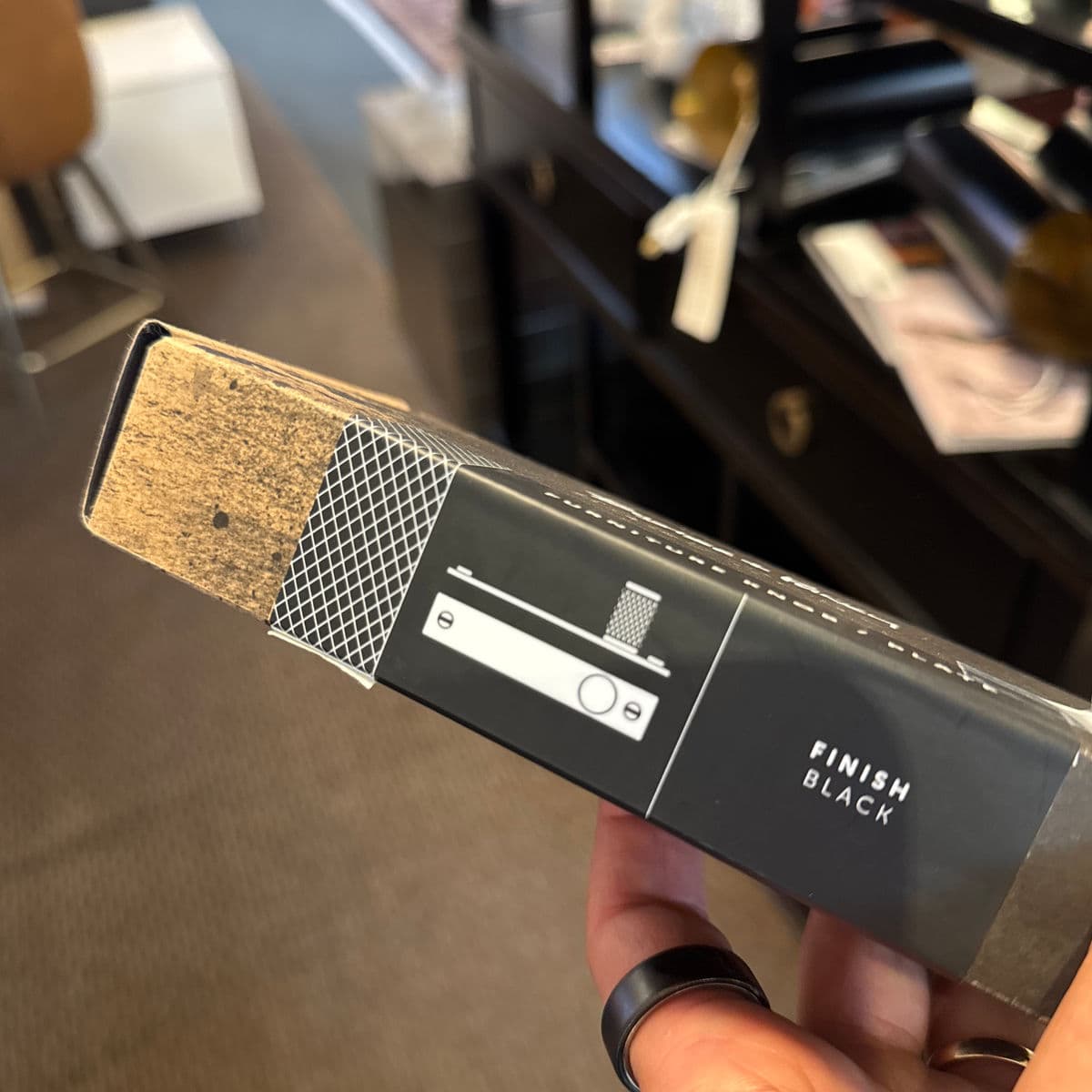 Buster + Punch Furniture Knob Plates, Black - Thumbnail 10