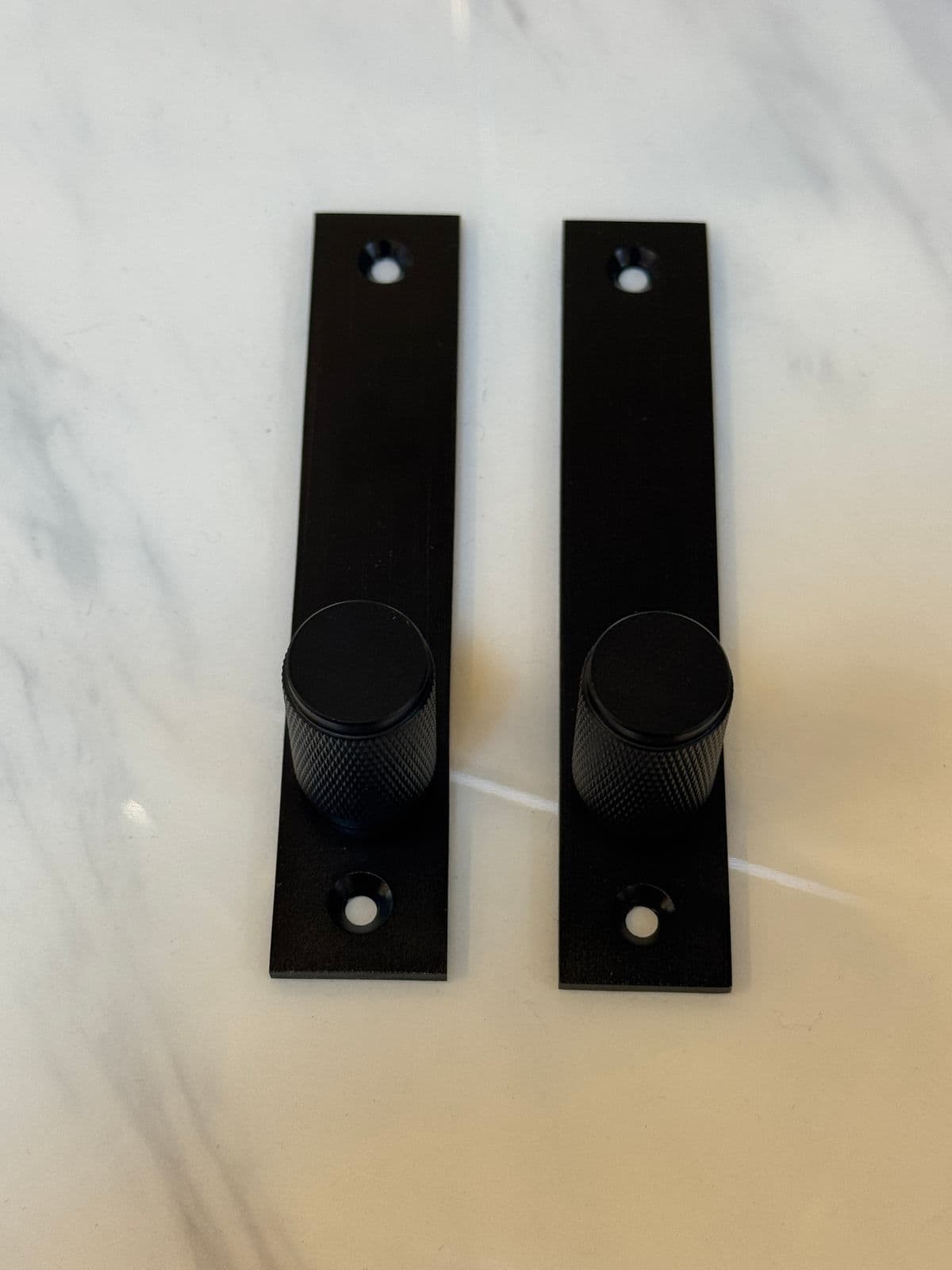 Buster + Punch Furniture Knob Plates, Black - Thumbnail 5