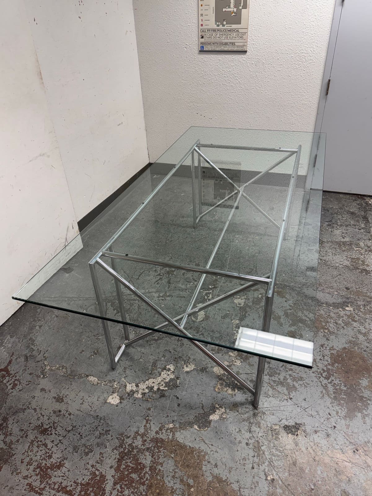 Eileen Gray Double X Dining Table - Thumbnail 10