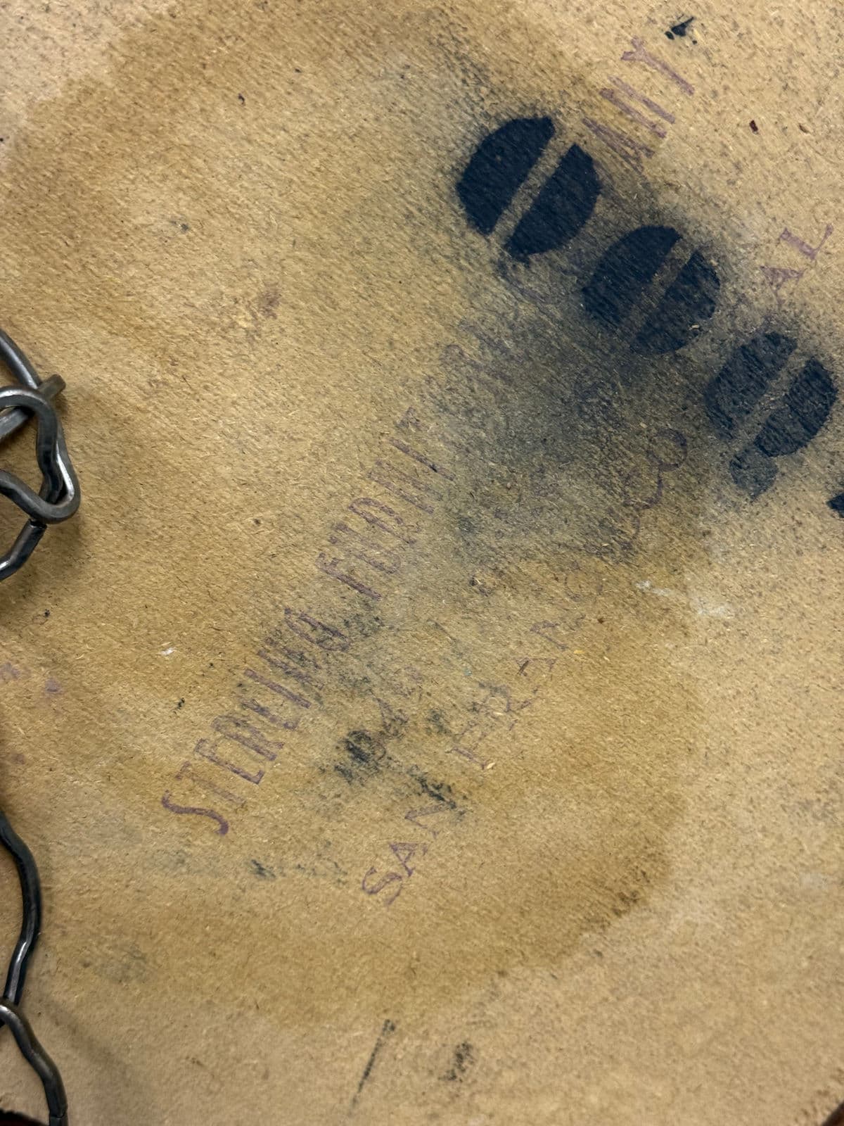 Circa 1910's Tiger Oak Wood Wall Mirror + Coat Rack - Thumbnail 9