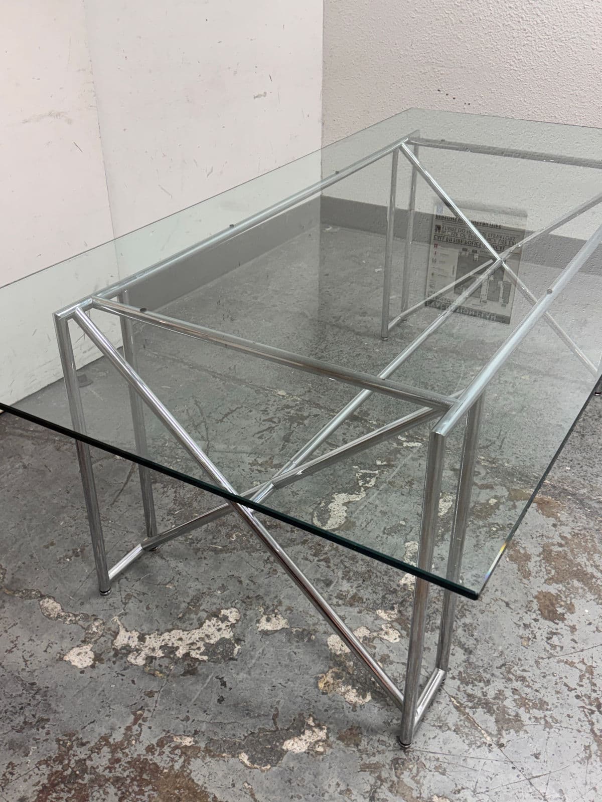 Eileen Gray Double X Dining Table - Thumbnail 9