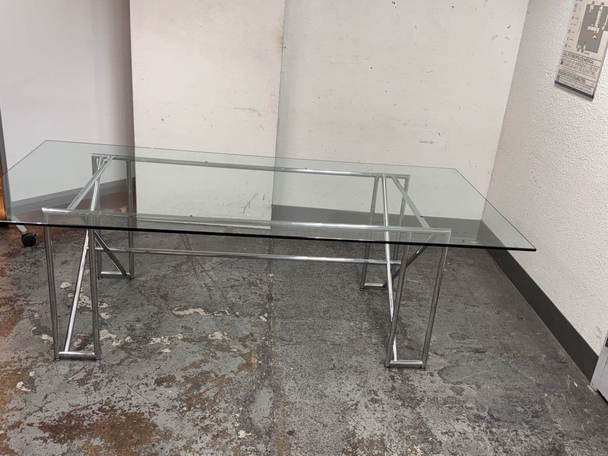 Eileen Gray Double X Dining Table - Thumbnail 4