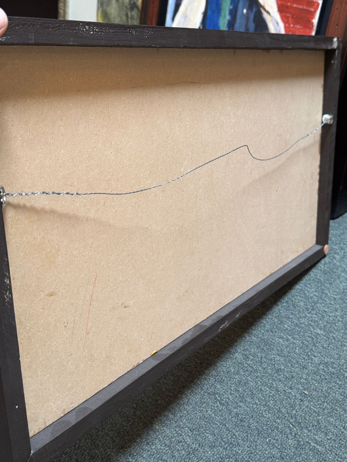 Don Miller Winter Sky Scape Painting, Unsigned - Thumbnail 5