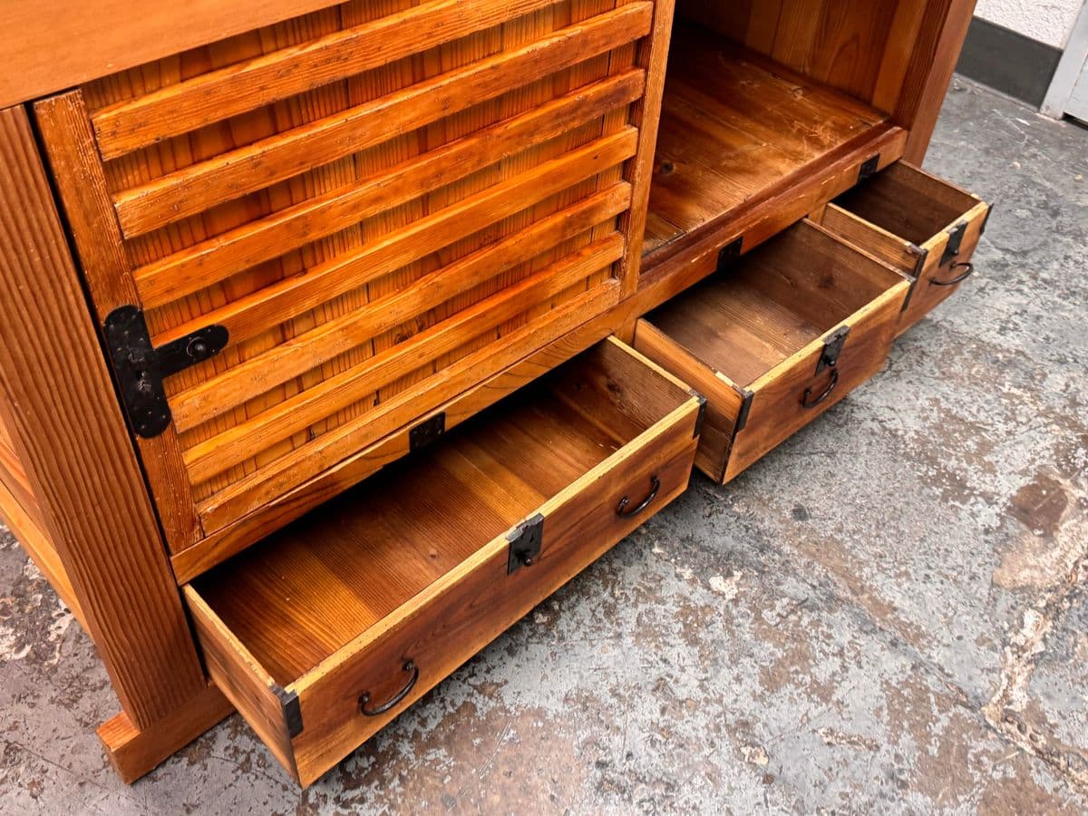 Vintage Japenese Marble Top Tansu - Thumbnail 5