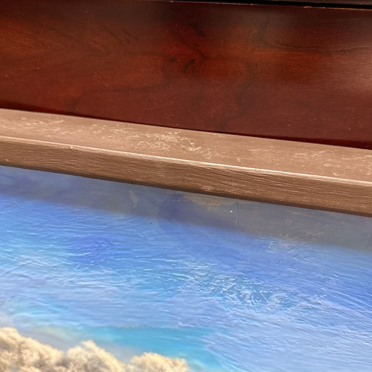 Don Miller Winter Sky Scape Painting, Unsigned - Thumbnail 13