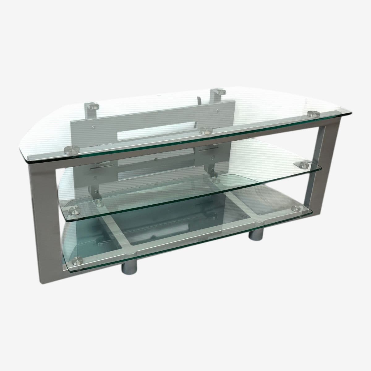 Bdi Contemporary Glass & Metal Tv Stand/Console - Image 1