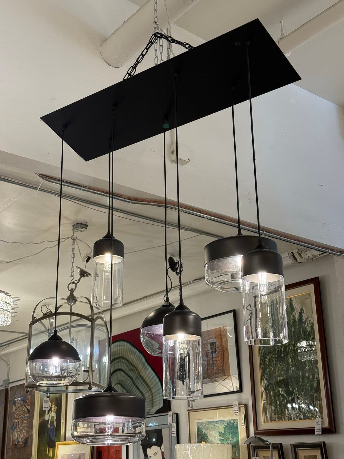 Hennepin Made Parallel Collection Pendant Chandelier, Custom - Thumbnail 6