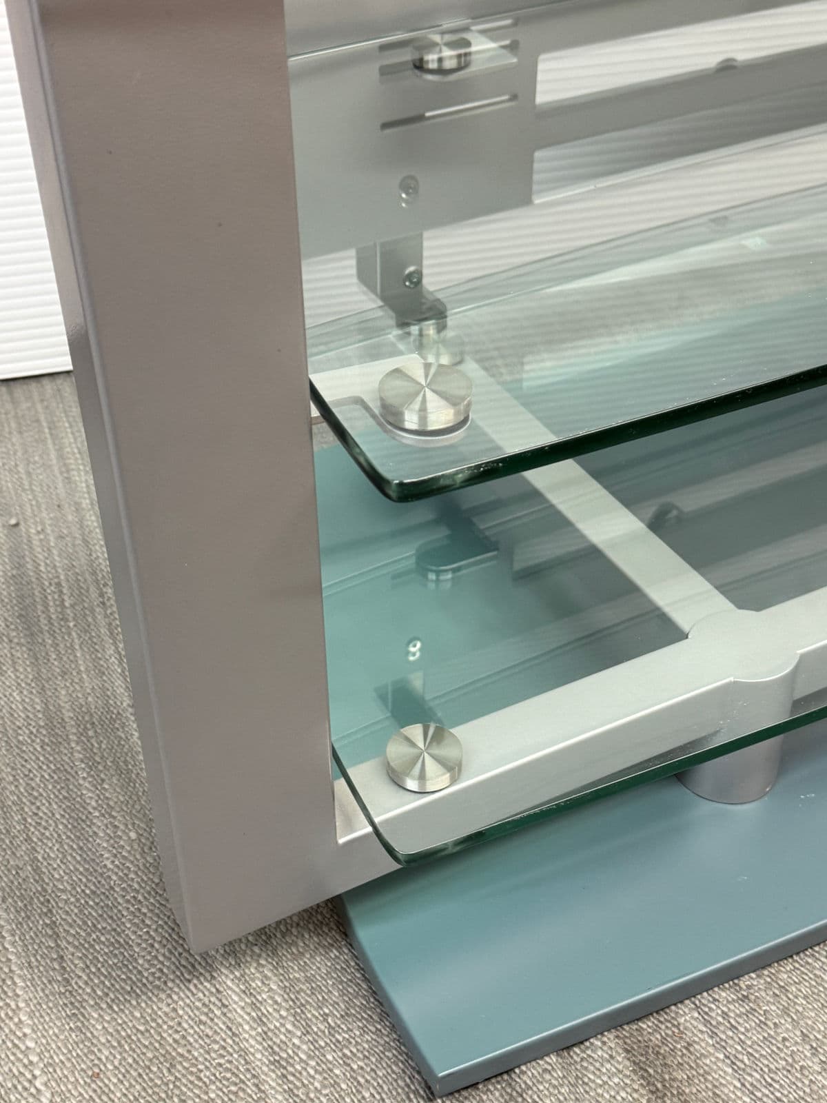 Bdi Contemporary Glass & Metal Tv Stand/Console - Thumbnail 12