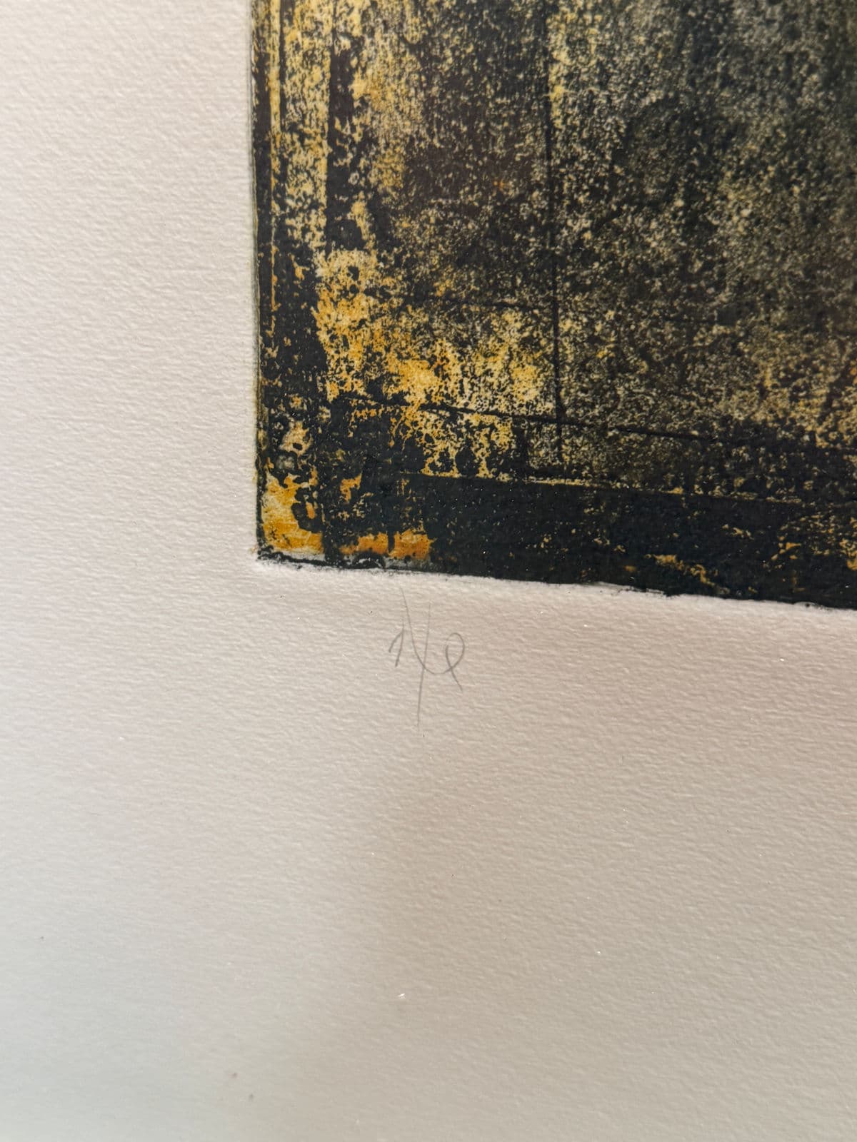 Abstract Expressionistic Etching, Signed - Thumbnail 4