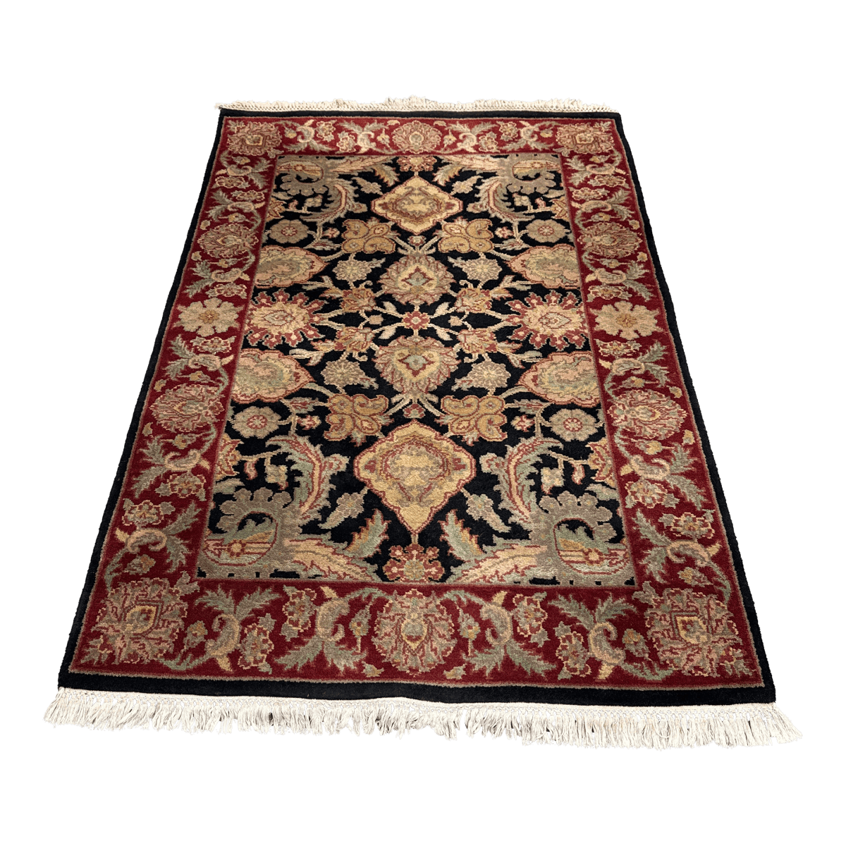 4ft 1in 6ft 6in Raj Villa Hand Woven Area Rug - Thumbnail 2