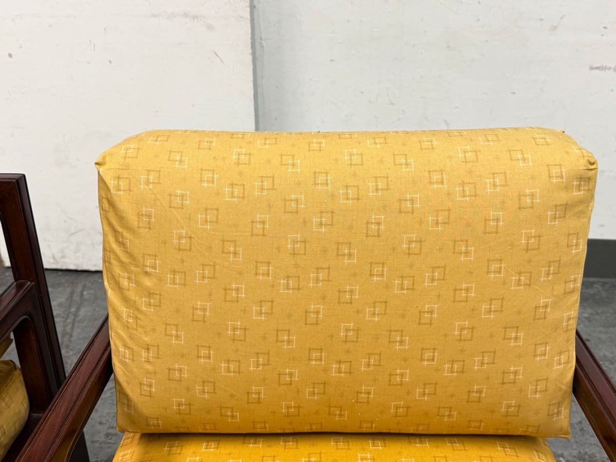 Vintage Asian Style Rosewood Lounge Chairs, Pair - Thumbnail 9