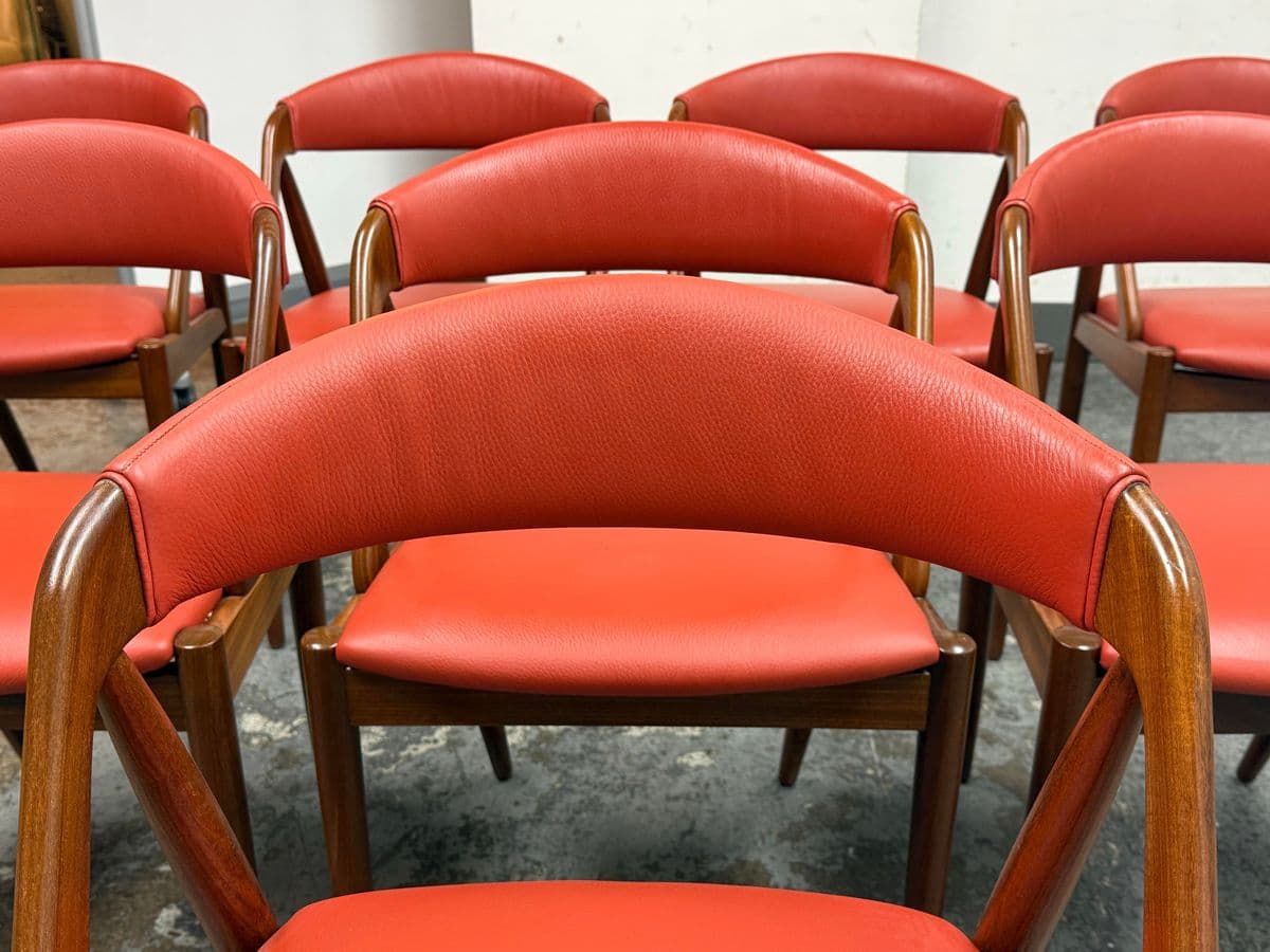 Mid 20th Century Kai Kristiansen for Mobler Dining Chairs, Set of Eight - Thumbnail 7