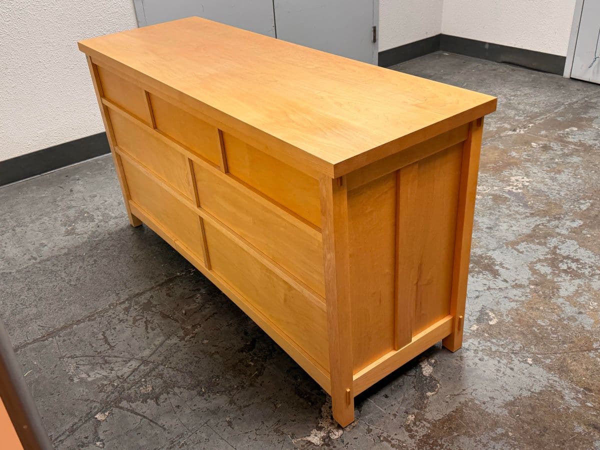 Berkeley Mills Bird's Eye Maple Wood Dresser - Thumbnail 11