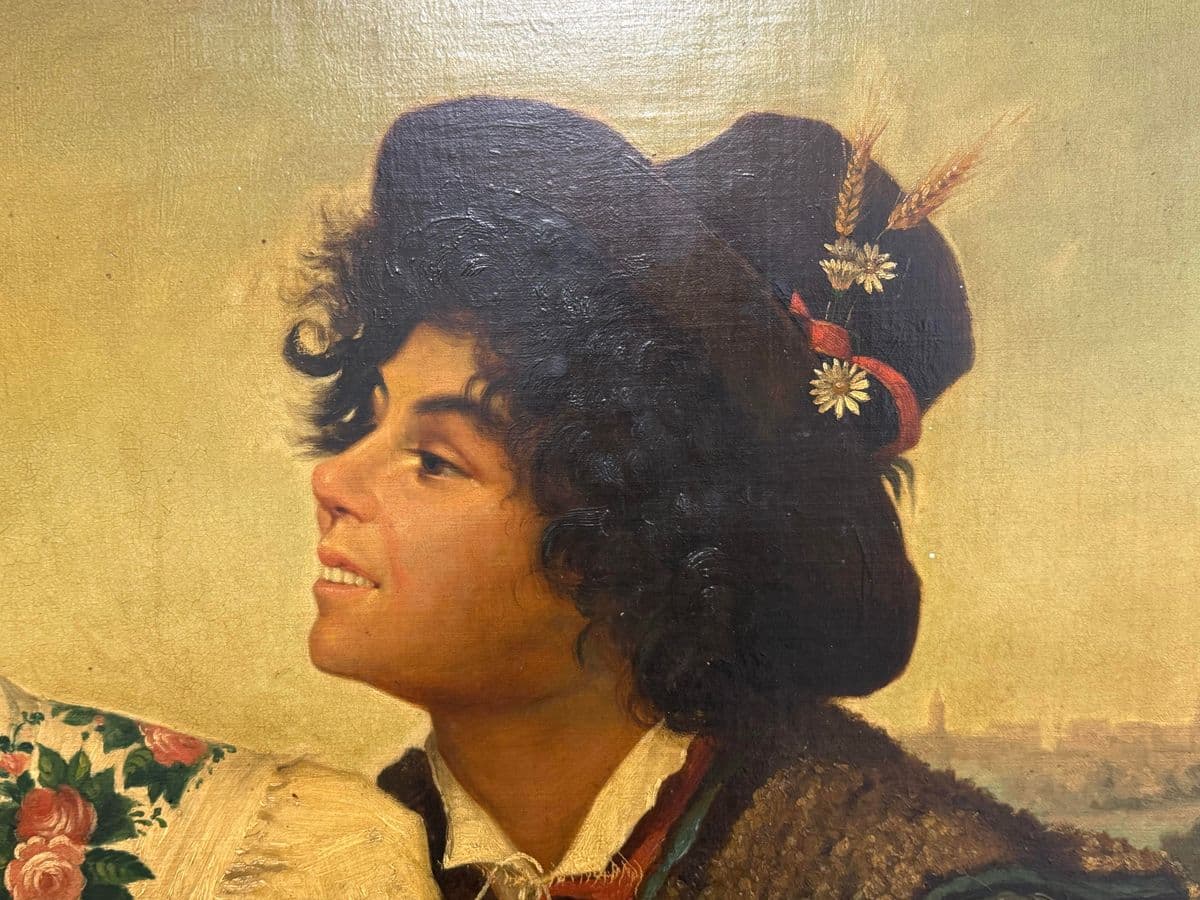 Circa 1875 Filippo Indoni “On the Road to the Market" - Thumbnail 6