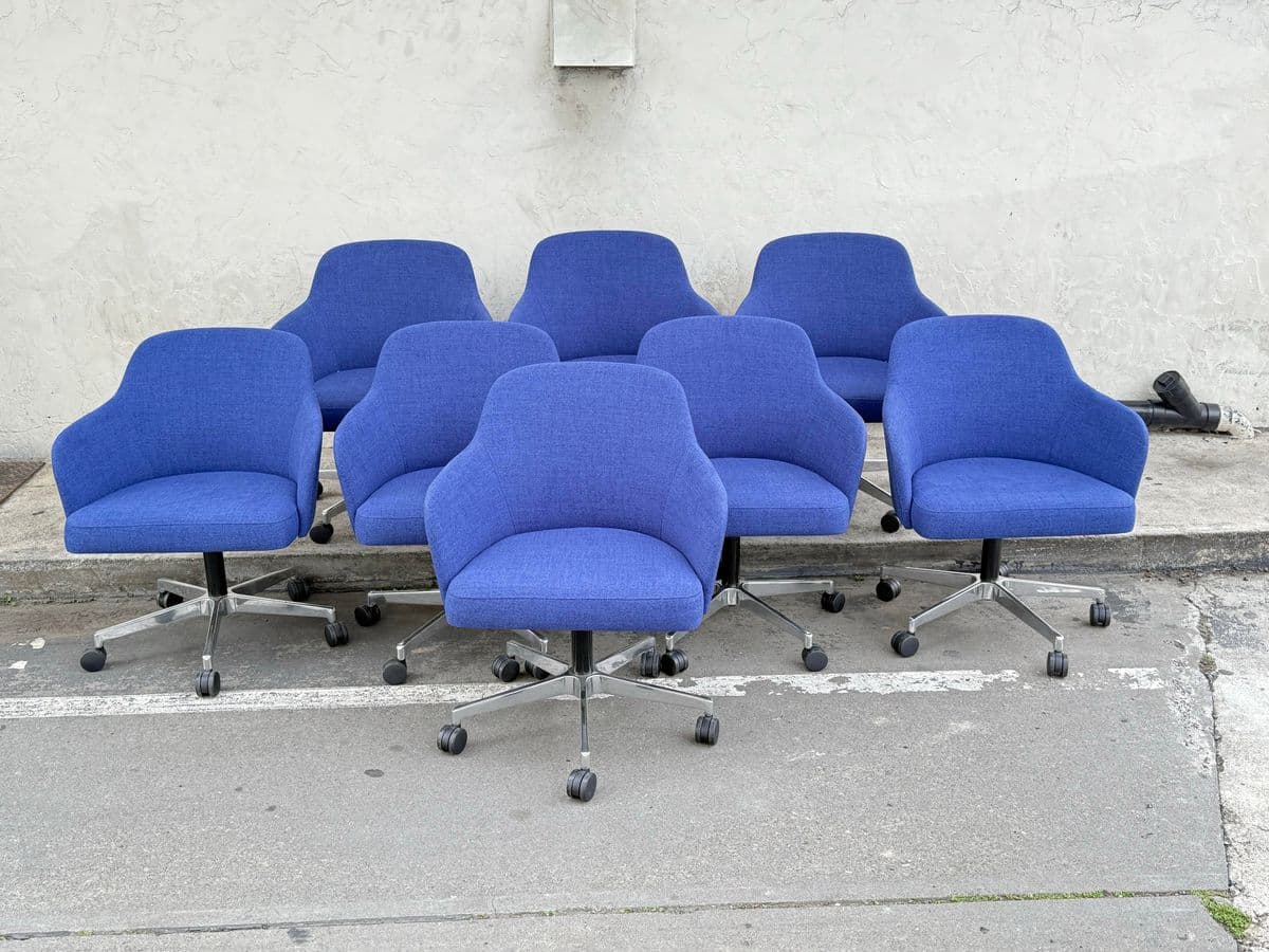 Steelcase for West Elm Sterling Conference Office Chairs, Set of Eight - Thumbnail 3