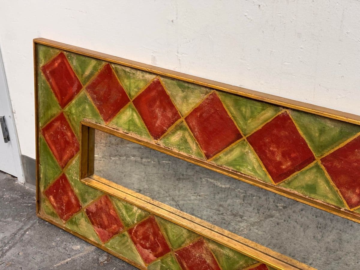 Vintage Italian Fresco Wall Mirror - Thumbnail 10