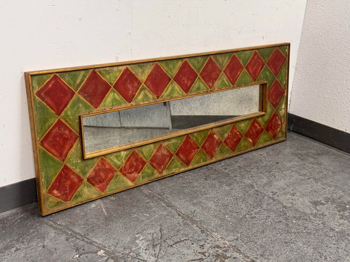 Vintage Italian Fresco Wall Mirror - Thumbnail 4