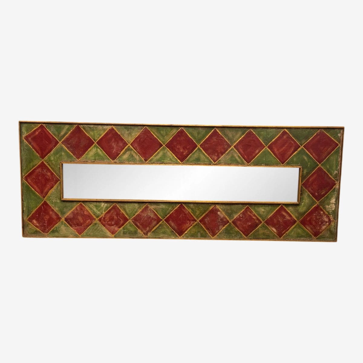 Vintage Italian Fresco Wall Mirror - Image 1