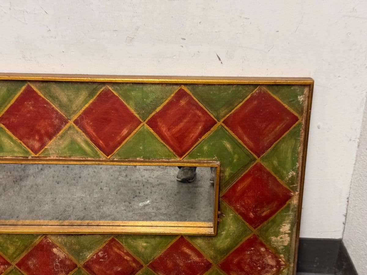 Vintage Italian Fresco Wall Mirror - Thumbnail 6