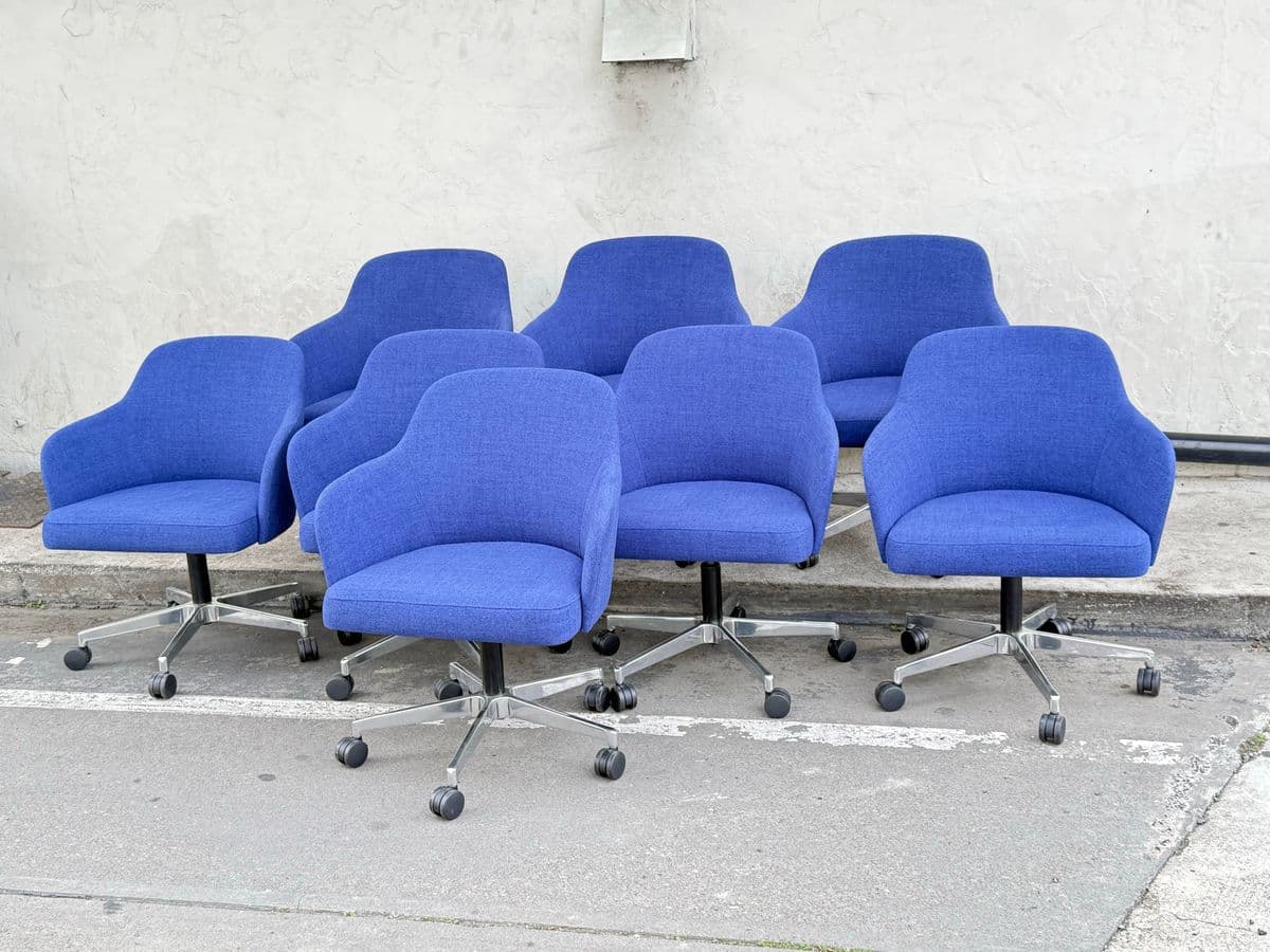 Steelcase for West Elm Sterling Conference Office Chairs, Set of Eight - Thumbnail 4