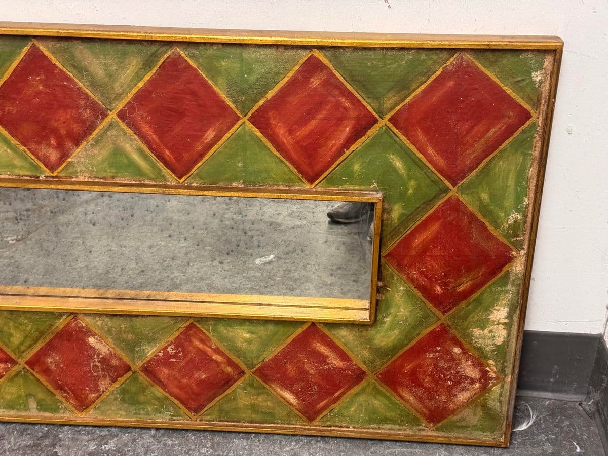 Vintage Italian Fresco Wall Mirror - Thumbnail 5