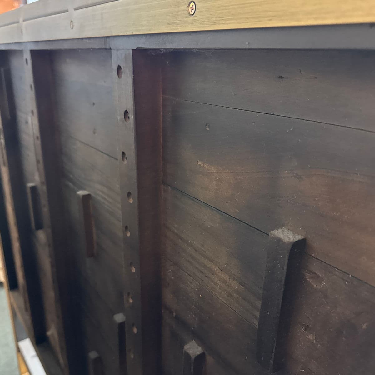 Queen Size Zin Home Elle Brass Bed Frame - Thumbnail 11